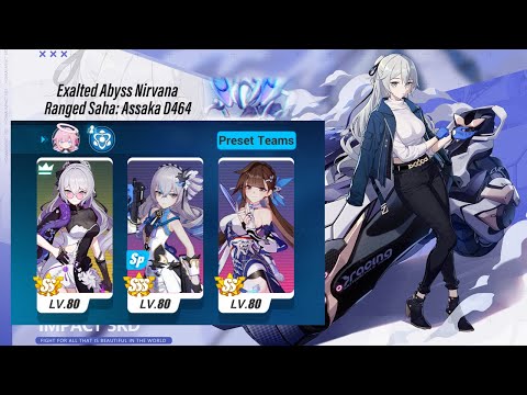 EX Abyss Nirvana - Ranged Saha: Assaka D464 (777 Points) SW/HB/JK [Honkai Impact 3rd SEA]