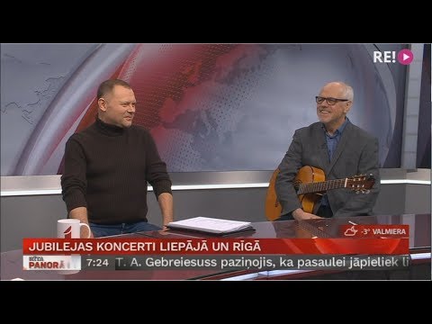 Jubilejas koncerti Liepājā un Rīgā. Intervija ar Aivaru Hermani un Igo