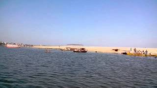preview picture of video 'Boat trip from Dashashwamedh Ghat Ganga at varanasi uttar pradesh India'