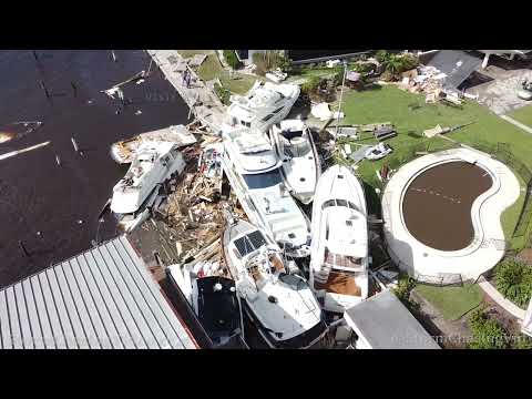 Hurricane Ian aftermath damage flooding, Cape Coral, FL - 9/29/2022