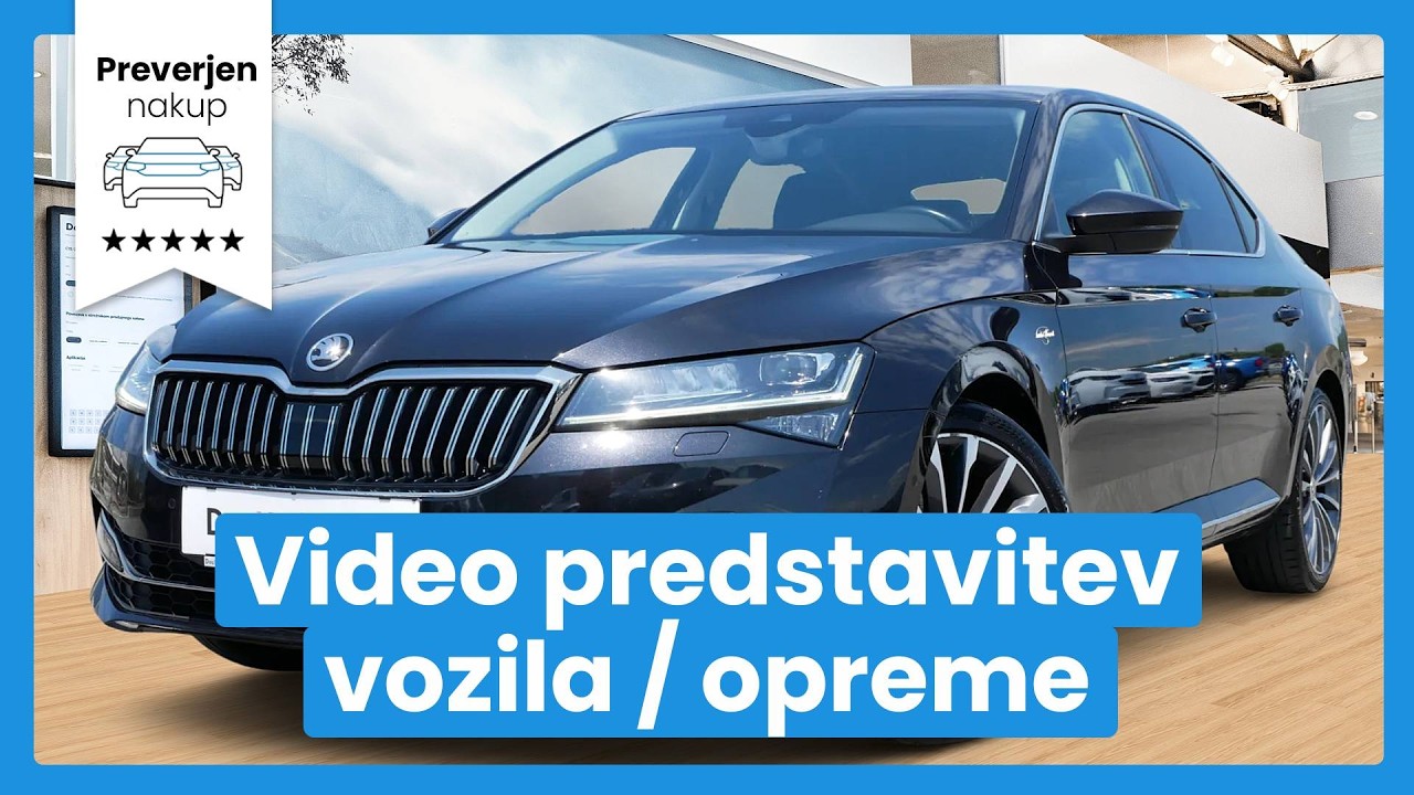 Škoda Superb 4x4 2.0 TDI L K DSG - SLOVENSKO VOZILO
