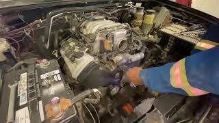 Isuzu Rodeo engine tear down. Part 1 unedited footage start to crank pulley removal