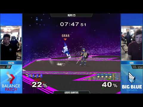 NGPU 23 SSBM - BigFoig (Falco) vs. Bank (Marth) - Melee LQF