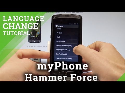 How to Set Up Language in myPhone Hammer Force - Change Language |HardReset.Info