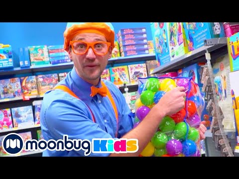 Learn Colors at a Toy Store | BLIPPI | Moonbug Kids - Art for Kids