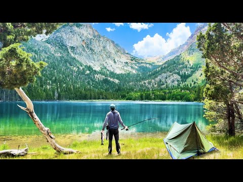 Fishing in HEAVEN!  SOLO Backcountry Camping for 2 Nights (BIG FISH Caught!)