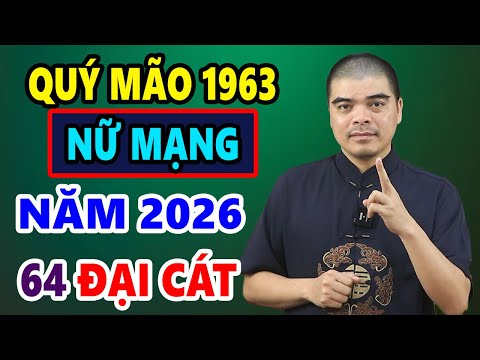 Horoscope for Female born in 1963, Year of the Cat, 2026, HEAVENLY LUCK, Abundant Life.