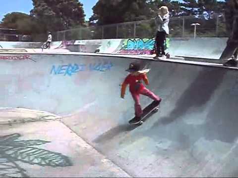 Ocean - 5 Year old girl Skater