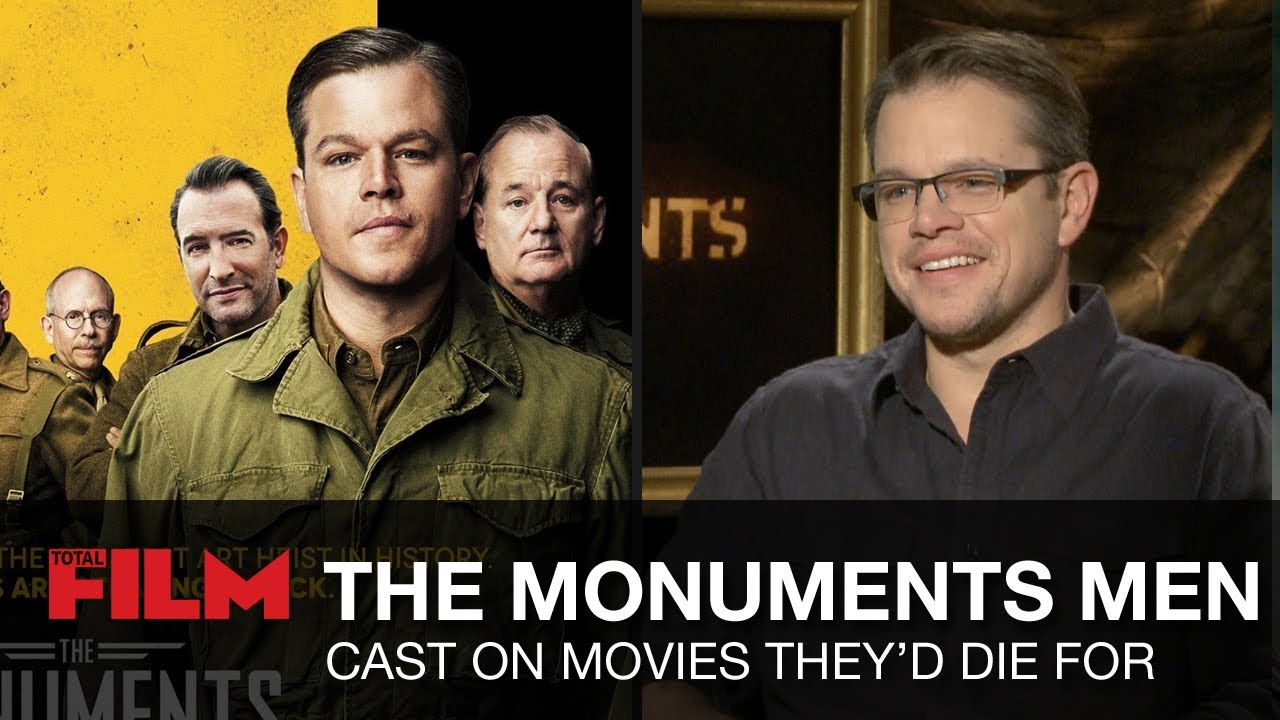 Matt Damon, Bill Murray & The Monuments Men Cast: Movies They'd Die For - YouTube