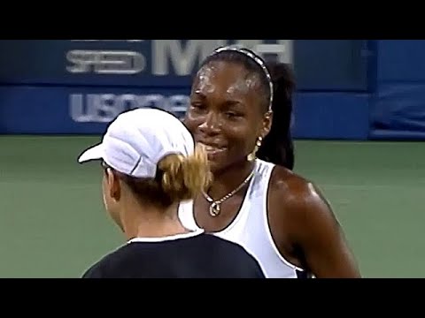 Venus Williams vs Monica Seles 2002 US Open QF Highlights