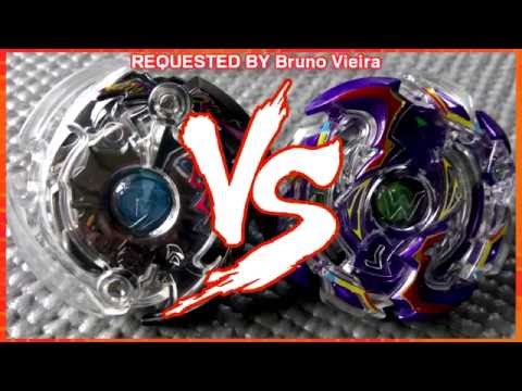 Dark Deathscyther .B.I vs Wild Wyvern .K.P - BATALHA BEYBLADE BURST!!