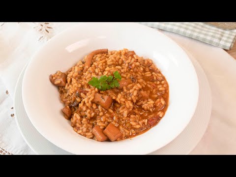 Locurón de receta. Arroz meloso con sepia