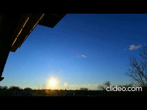 sunrise time lapse January 20, 2021