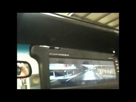 1998 FORD MUSTANG CONVERTIBLE 12.2" VISOR TV'S INSTALL NITRO CAR AUDIO