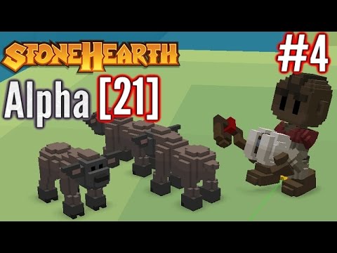Stonehearth Alpha [21] | Part 4 | Sheep, chicken, and zombies. | Stonehearth Gameplay
