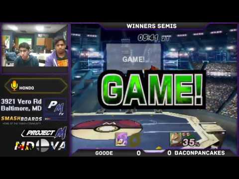 Project M @ Xanadu 1/2/17 Winners Semis: Goode (Sonic) vs BaconPancakes (Fox)