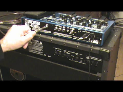 Options for Connecting Guitar Processors.