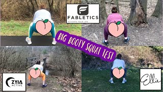 FABLETICS VS. ELLIE ACTIVEWEAR VS. ZYIA// ARE THEY SQUAT PROOF?