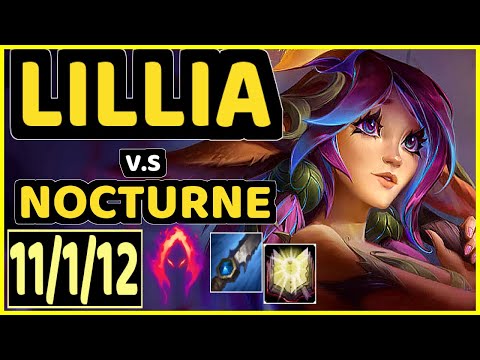 PRIDE (LILLIA) vs NOCTURNE - 11/1/12 KDA JUNGLE GAMEPLAY - EUW Ranked GRANDMASTER