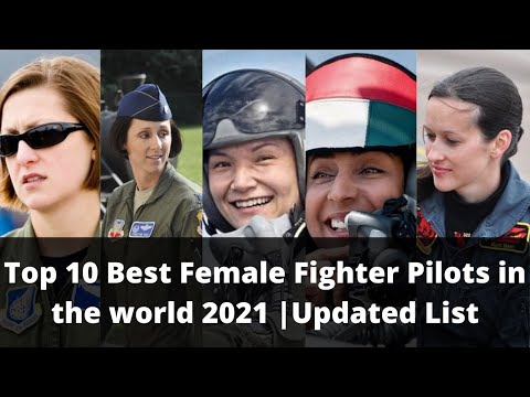 Top 10 Best Female Fighter Pilots in the world 2021 | Top 10 Pilots | Military | Updated List | Jets