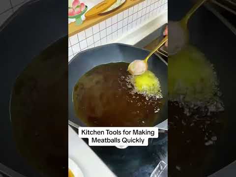 Meatball Perfection Awaits Yodimoms' Must Have Meatball Making Tools! #kitchentools #makemeatball