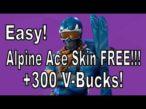 fortnite how to get alpine ace for free fastest and easiest tutorial - fortnite free korean skin