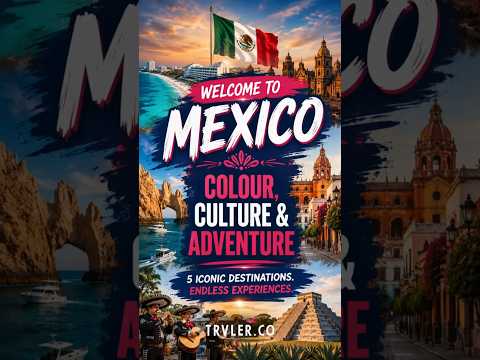 Welcome to Mexico 🇲🇽 | 5 Iconic Destinations You Must Visit in 2026 #shorts #trending #mexico