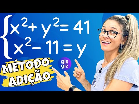 SISTEMA DE EQUAÇÕES do 2º grau SUBSTITUIÇÃO 9º ano Prof Gis