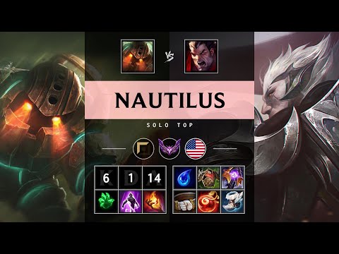 Nautilus Top vs Darius - NA Master Patch 25.15