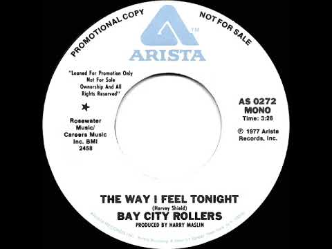 1977 Bay City Rollers - The Way I Feel Tonight (mono radio promo 45)