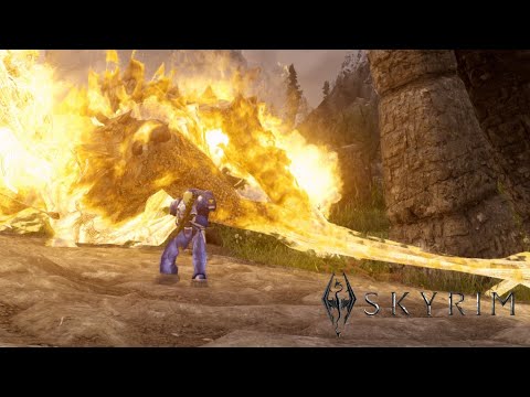 Starcraft Marine and Medic in Skyrim