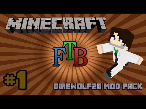 Minecraft 1.6 FTB Direwolf20 Pack - S1E01 - Finding a Home