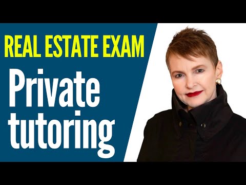 Real Estate Exam Private tutoring with Cynthia Lott