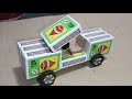 How To Make A Jeep With Matchbox Matchbox Jeep Diy Craft Matchbox Craft