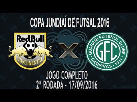 Jogo Completo RB Continental 5 x 2 Guarani - 2ª Rodada Copa Jundiaí de Futsal 2016
