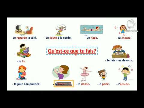 Qu'est-ce que tu fais en français الصف الأول الابتدائي (unité 7) ماذا تفعل؟