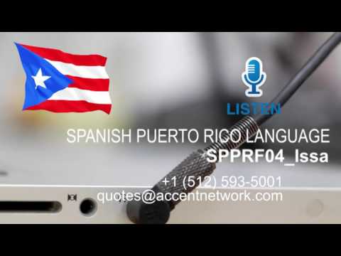 Spanish Puerto Rico Voice Over Talents - SPPRF04 Issa