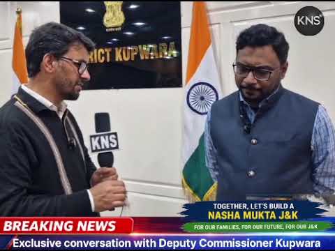 100-day campaign aims to reach every household, involve youth, women and civil society, strengthen enforcement against drug peddlers, and ensure treatment and rehabilitation, making the fight against drugs a collective responsibility to build a healthier society: DC Kupwara Shrikant Suse In an interview with KNS Senior Correspondent Towseef Kupwara.