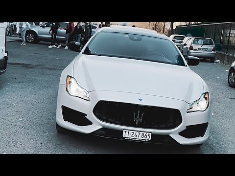 Maserati Quattroporte SQ4 - Loud stock exhaust sound and accelerations!