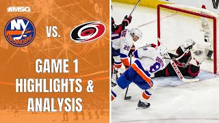 Isles Fall To Canes In Tightly Contested Game 1 In Raleigh | New York Islanders