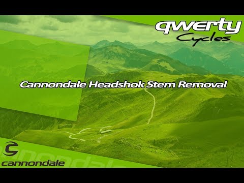 Cannondale Headshok Stem Removal