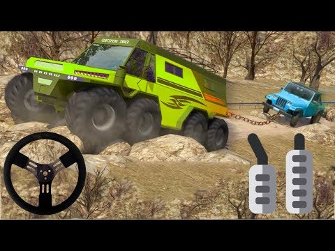 Extreme Offroad Mud Truck Simulator 6x6 Spin Tires - Android Gameplay