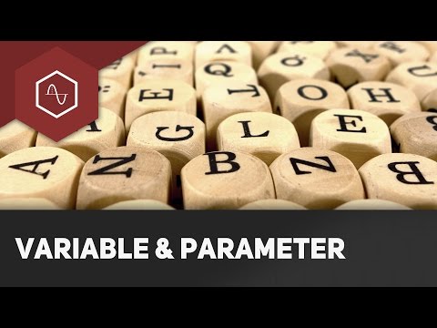 Difference between variables and parameters