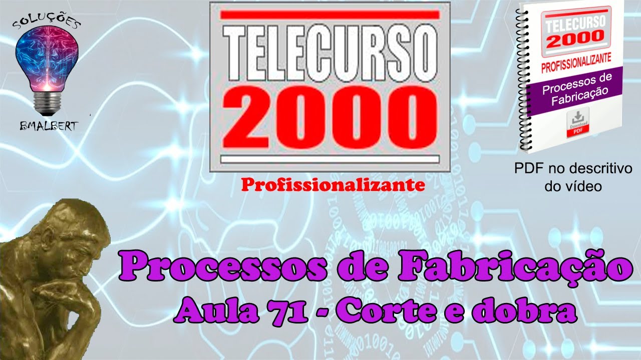 Telecurso 2000 - Processos de Fabricação - 71 Corte e dobra
