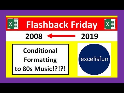 Excel Formulas Functions – excelisfun Flashback Friday 01 – Excel Basics