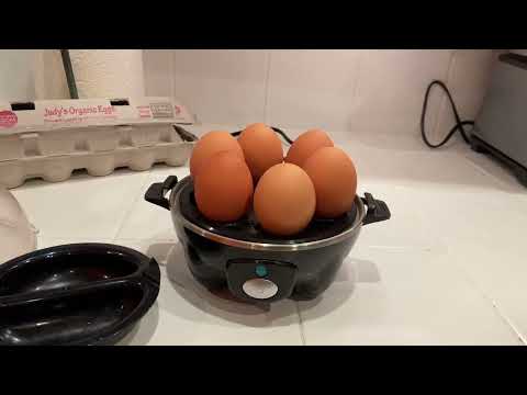 Dash Egg Cooker, Hard Boiled Eggs, Soft Boiled Eggs, Omelets and Poached Eggs #eggs #egg #eggcooker