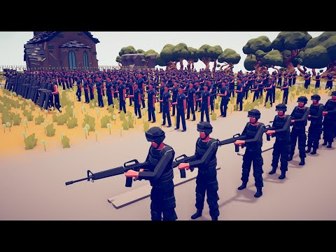 320x POLICE FACTION ATTACK TO MAFIA AND GANGSTER - Totally Accurate Battle Simulator | TABS