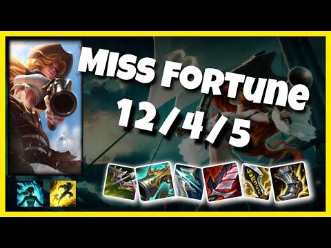 Miss Fortune vs Jhin KOREAN Challenger BOT (12/4/5) - v10.25