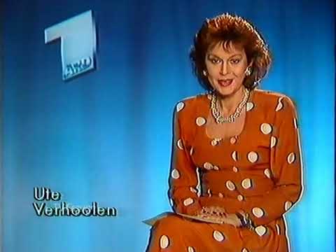 Ute Verhoolen ARD Ansage 3.3.1990