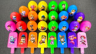 Finding Paw Patrol Ice Cream Slime ASMR 🍦 | Clay Slime with Chase, Marshall, Skye